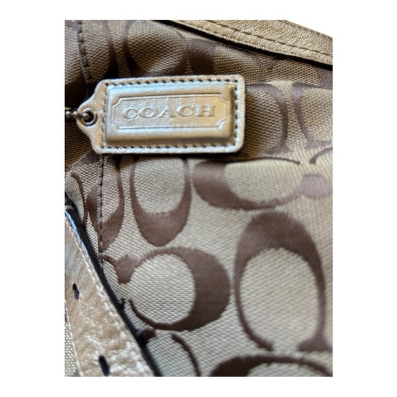 Coach Kristen Metallic Signature  Crossbody (Style F14446) - Picture 4 of 13